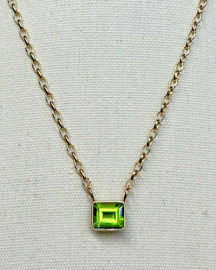 Peridot Gem Luxe Necklace